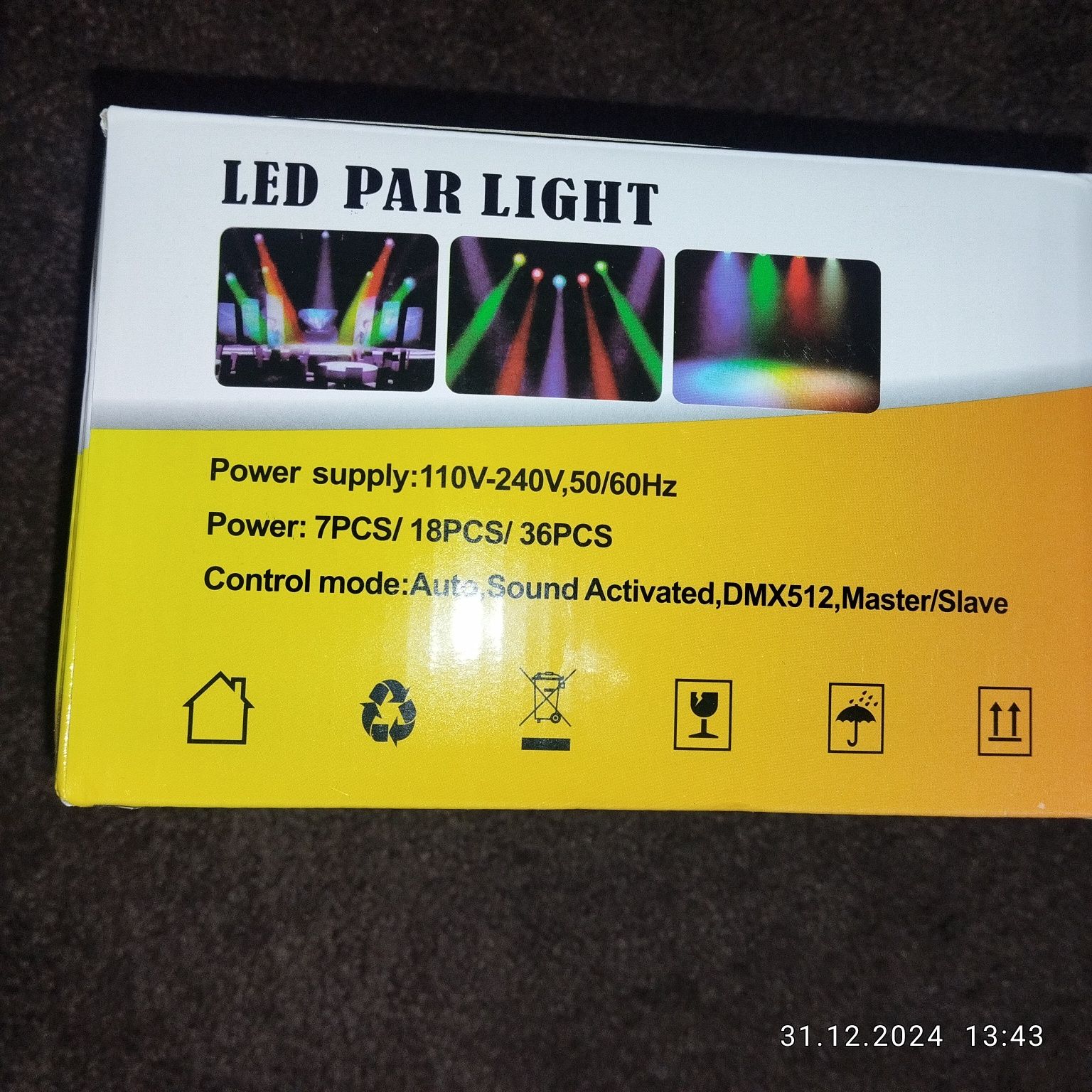 Lampa dyskotekowa LED Light 36pcs oświetlenie sceniczne reflektor