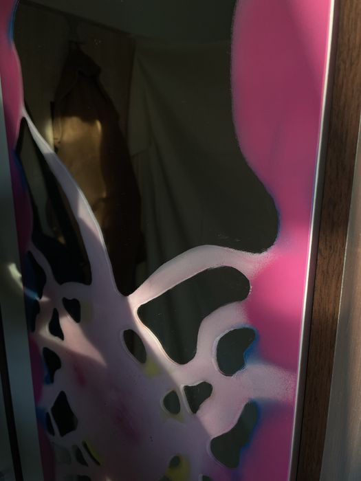 Castom lusterko Art w stylu Psychodelicznym,Cyberpank