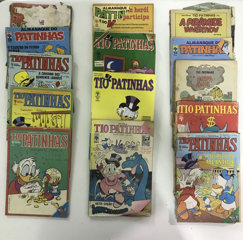 Lote de revistas Tio Patinhas