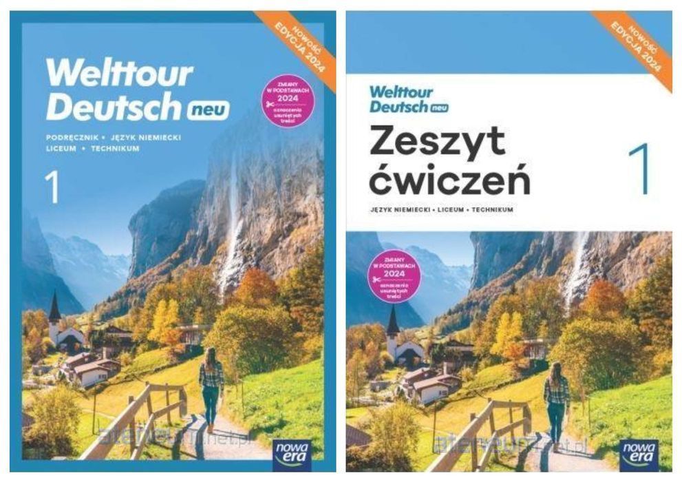 Welttour Deutsch NEU 1 Podręcznik + Ćwiczenia EDYCJA 2024 Nowa Era