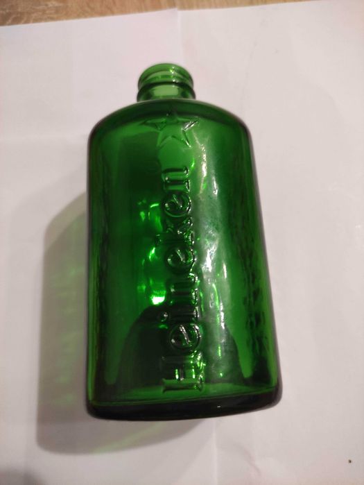 Rzadka butelka WOBO Heineken 30 cl – kolekcjonerska, zielone szkło