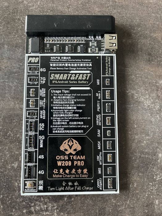 Плата активації акумуляторів iphone, активатор, W209 PRO