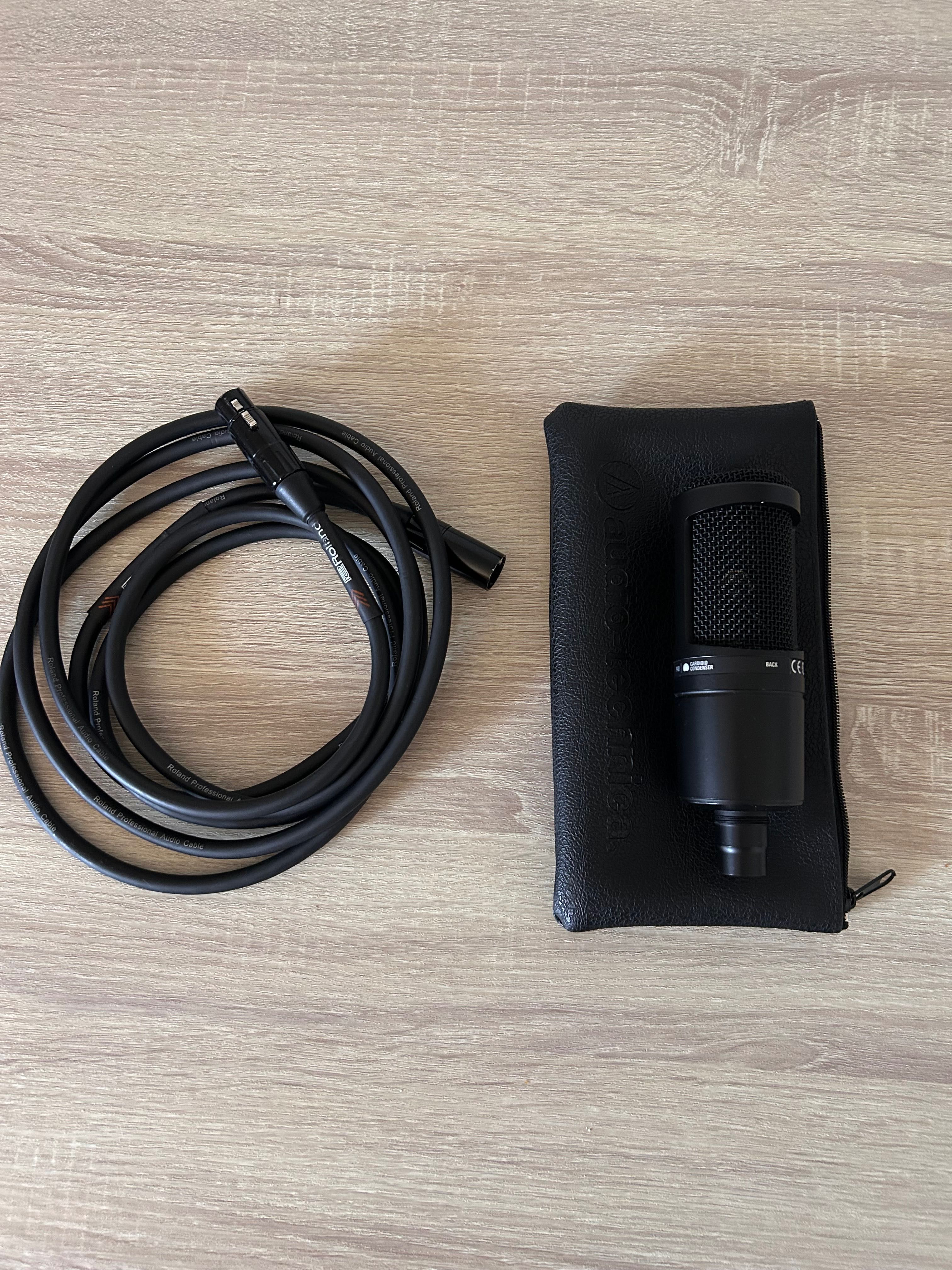 Audio-Technica AT2020 Microphone [Como Novo] [NEGOCIAVEL]