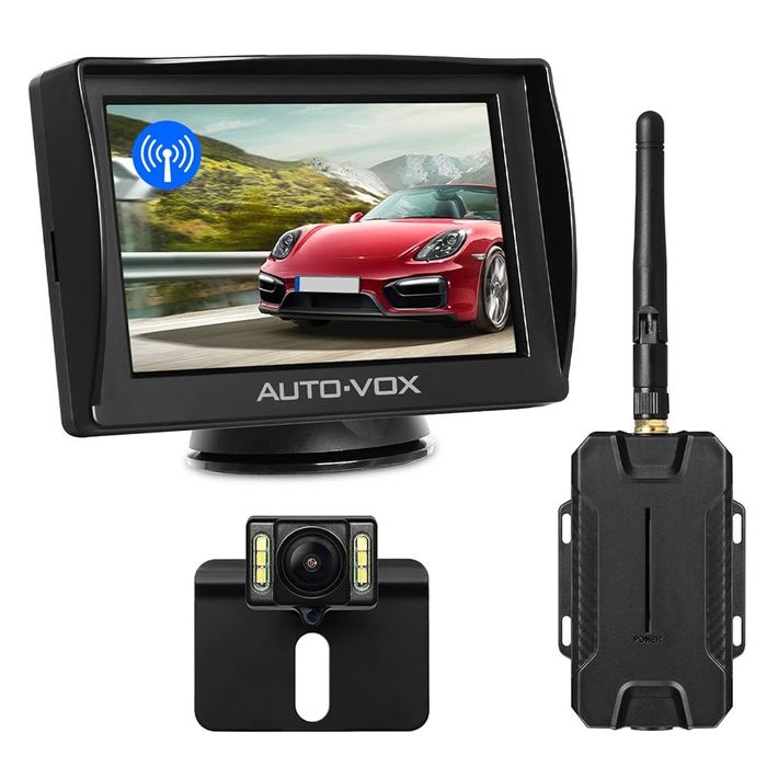 AUTO-VOX M1W Bezprzewodowa Kamera Cofania,Z Supernoktowizorem