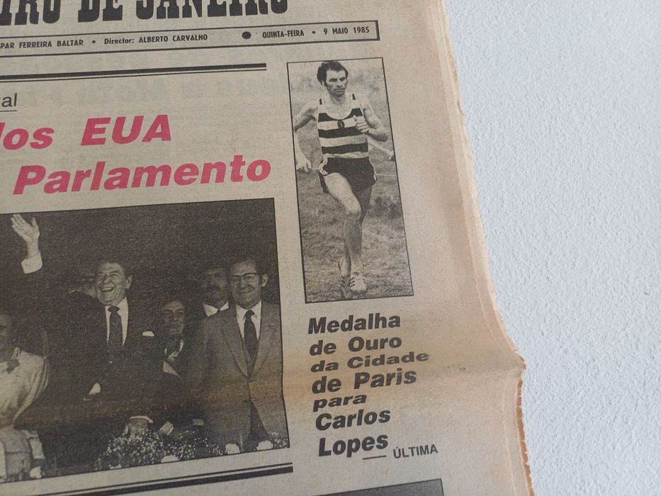 Lote de 5 jornais - CARLOS LOPES