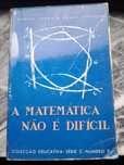 Livro "A Matemática não é Difícil" (Estado Novo)