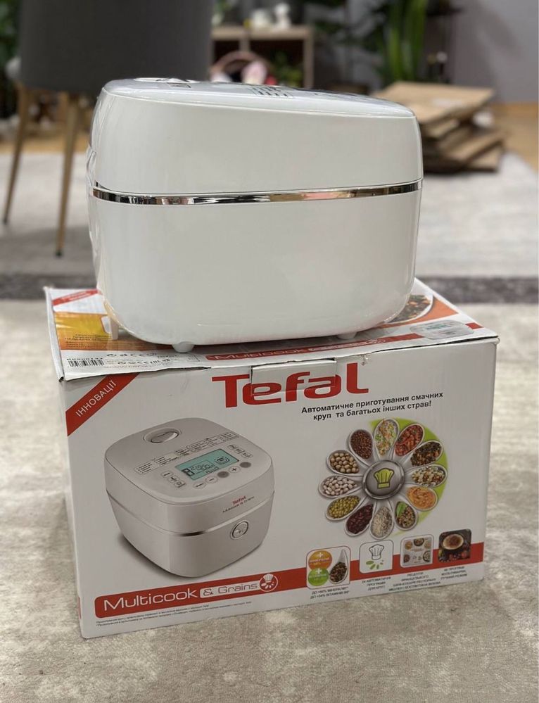 Мультиварка tefal multicook & grains RK 900132. НОВОЕ состояние