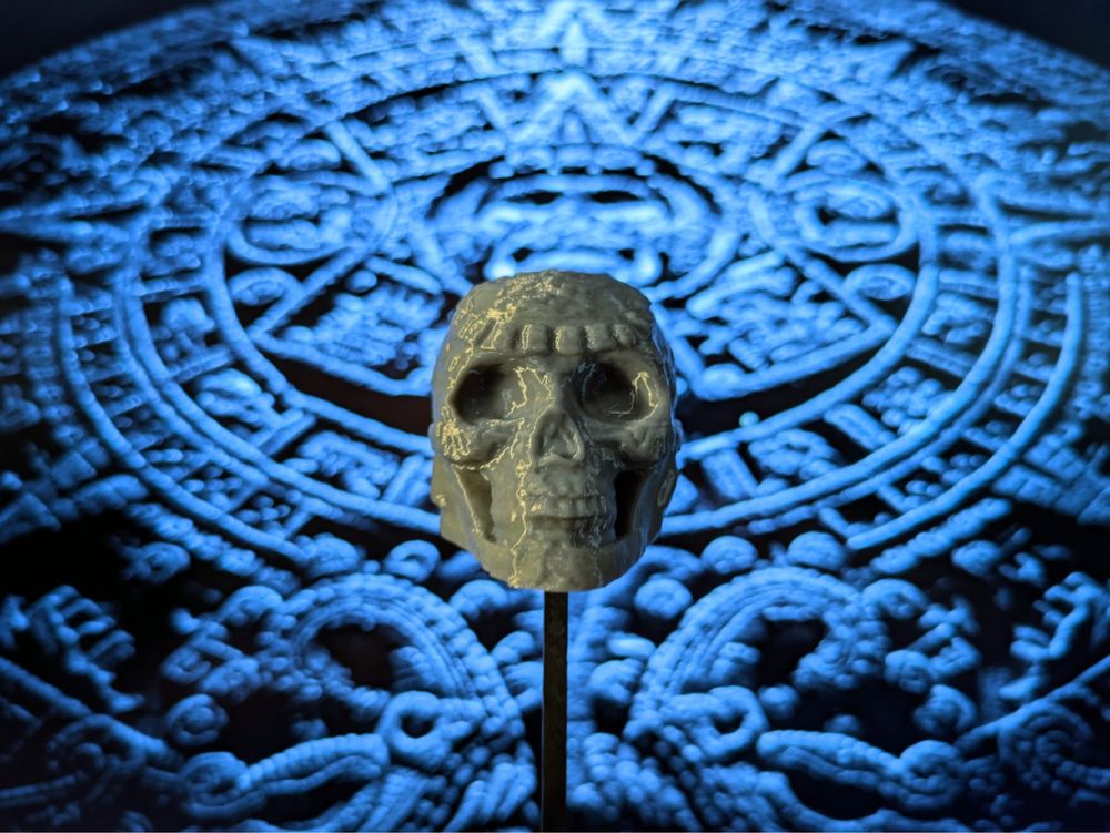 Aztecki gwizdek śmierci Aztecki Death Whistle AZTEK Czaszka