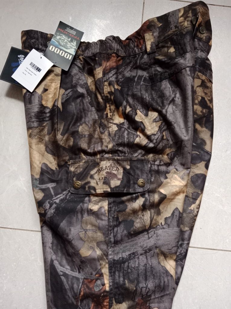 Baver Lake spodnie trekkingowe myśliwskie wodoodporne roz XL
