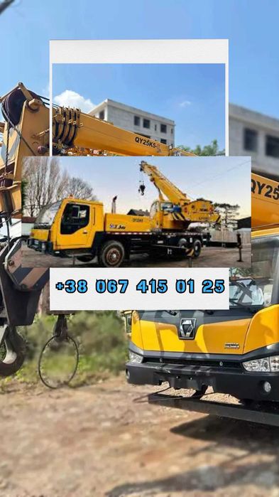 Послуги автокрана XCMG QY25K5 Оренда автокрана, аренда крана 25т