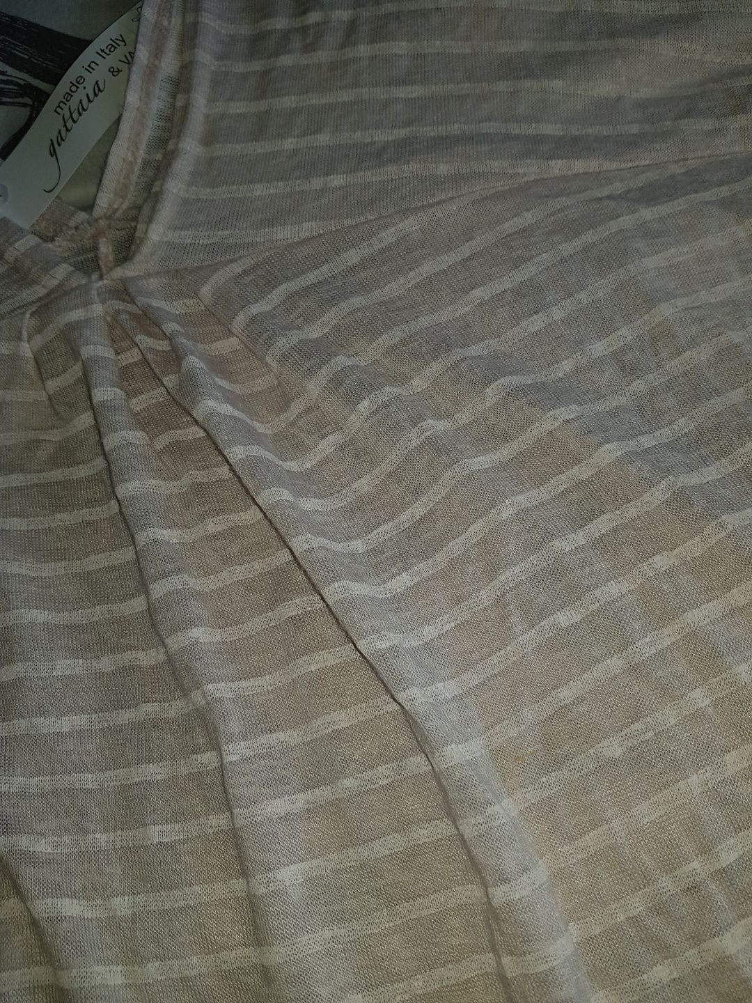 Włoska NOWA zwiewna bluzka tunika na lato nietoperz XL-XXL