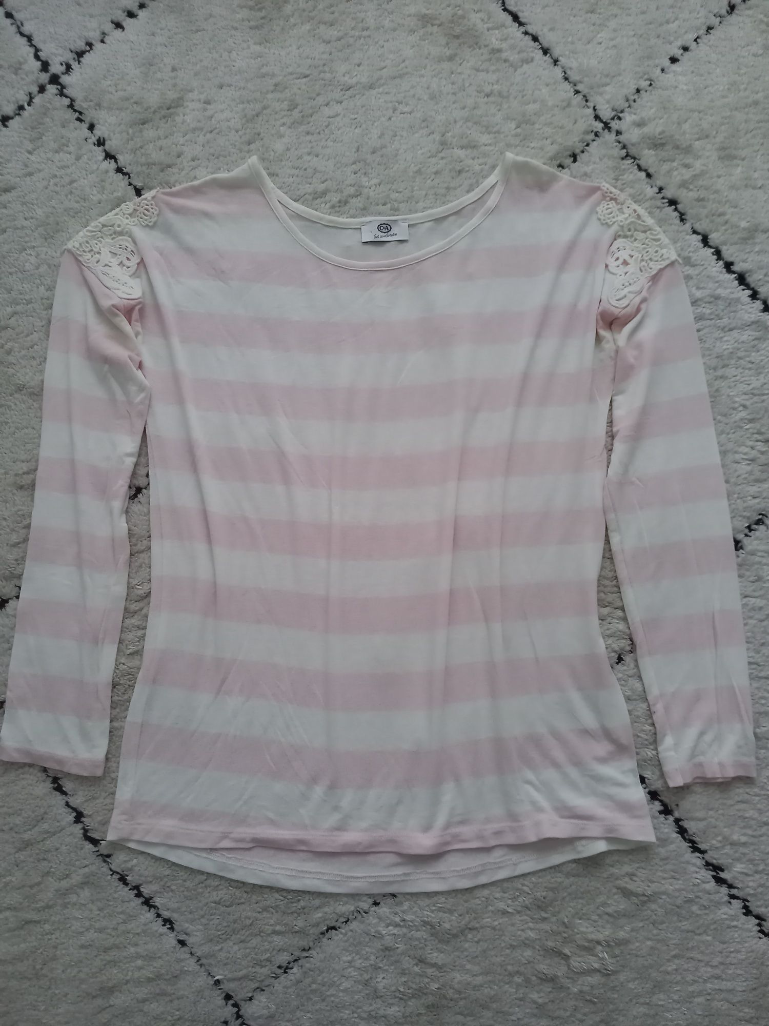 Lekka bluzka w paski C&A 38/M