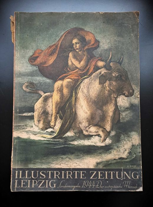 Revista ILLUSTRIRTE ZEITUNG Leipzig 1944 Alemanha Nazi III Reich IIWW