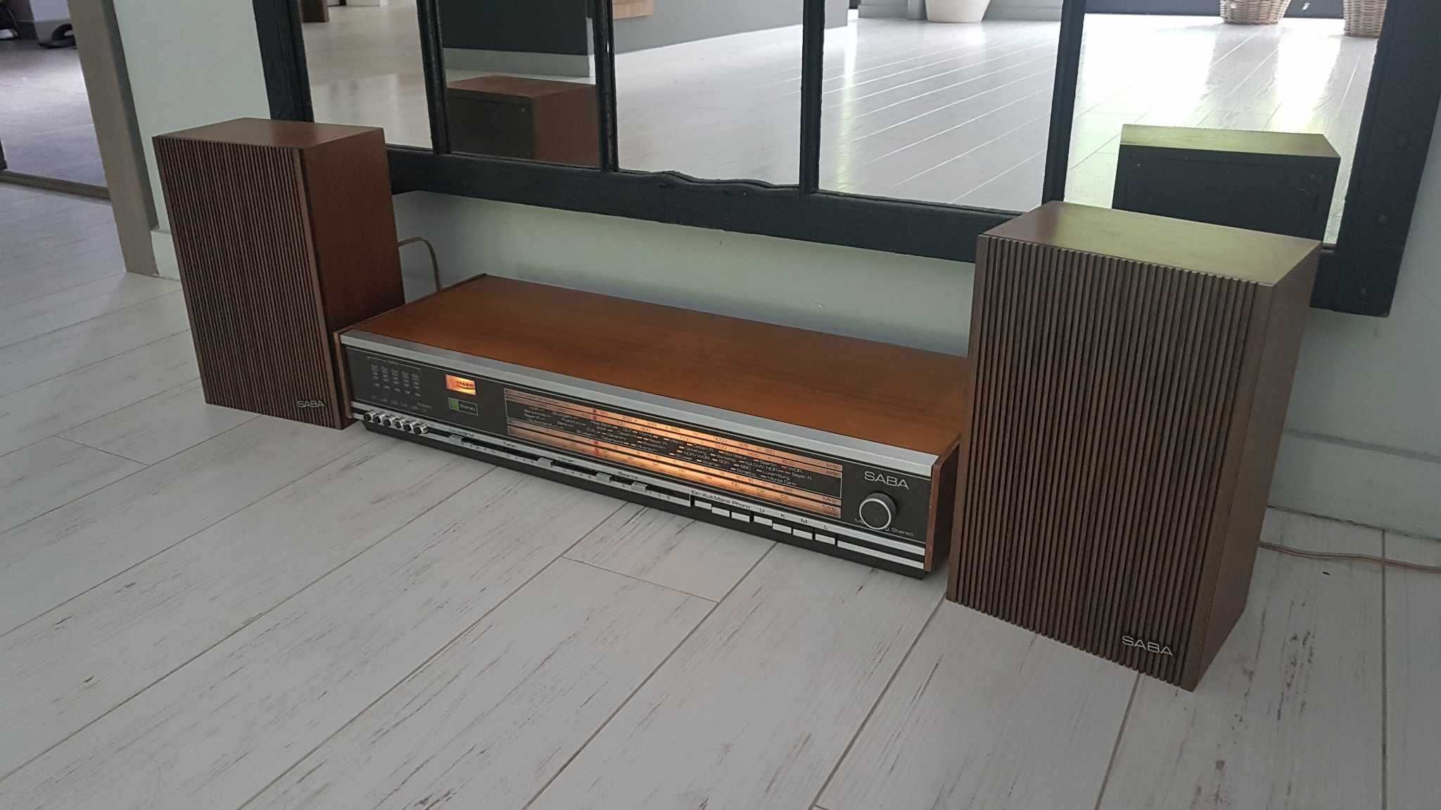 Amplituner SABA Meersburg Stereo Automatic H + Kolumny SABA - Vintage