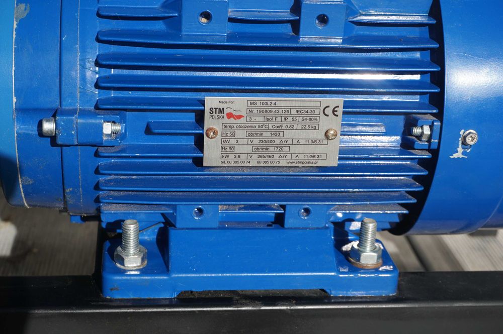 Pelleciarka 3kw Amwik pellet 400V granulator pasz