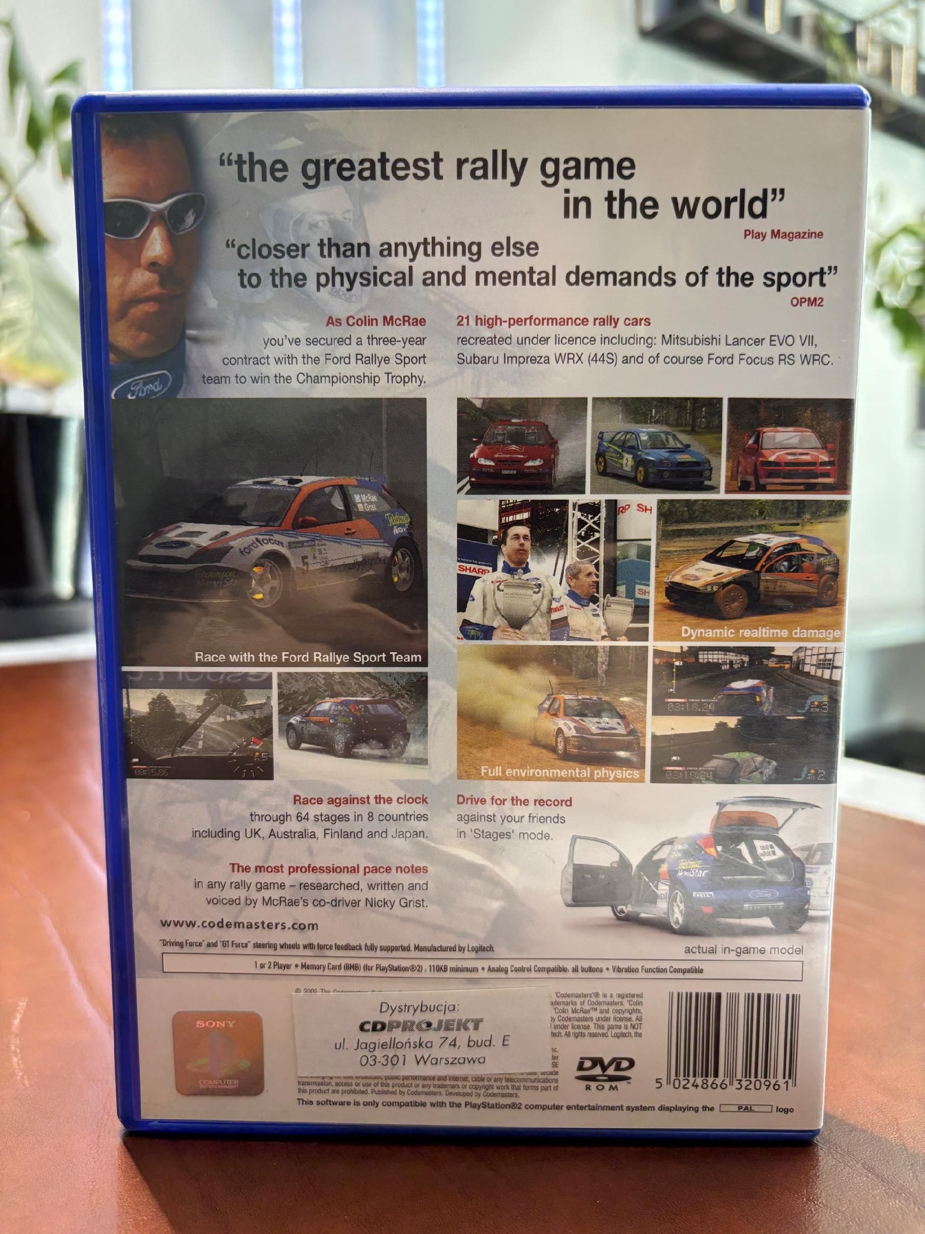 PS2 Colin McRae Rally 3