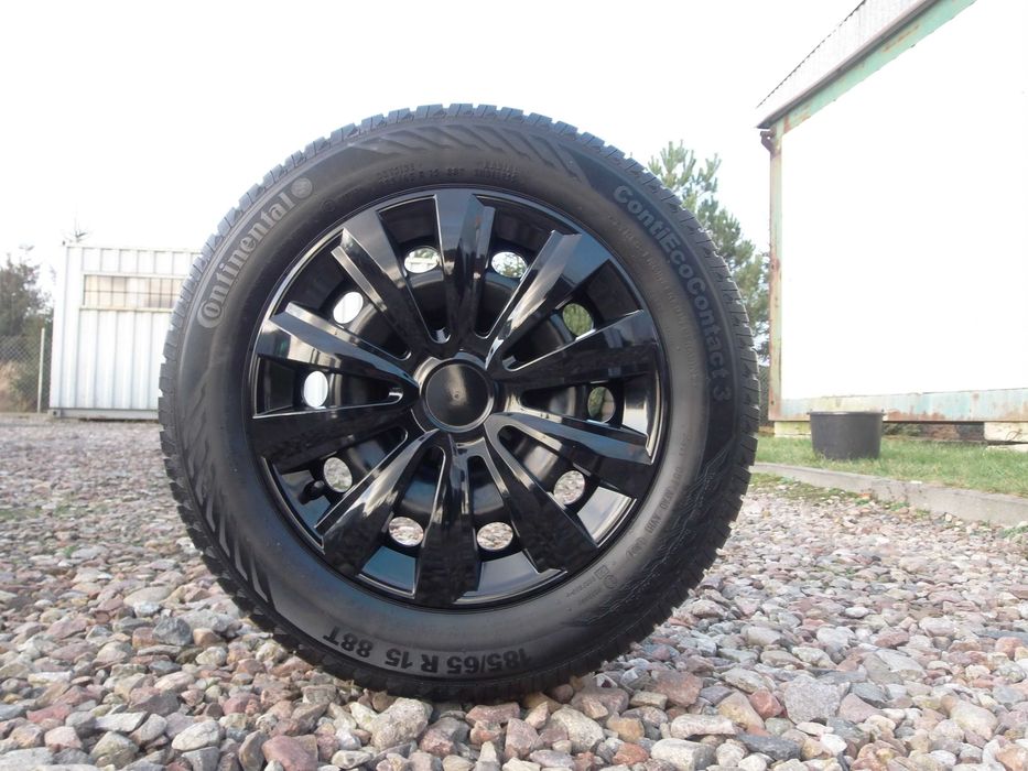 Kołpaki 14 15 16 Czarne Opel Vw Ford Mazda Kia BMW Nissan Daewoo Audi