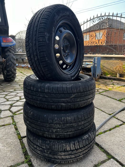 Продам резину з дисками R15 5/112у зборі BELSHINA 195/65 R15  (літо)