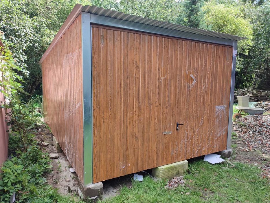 GARAŻ 3x5 Drewnopodobny PRÓSZKÓW