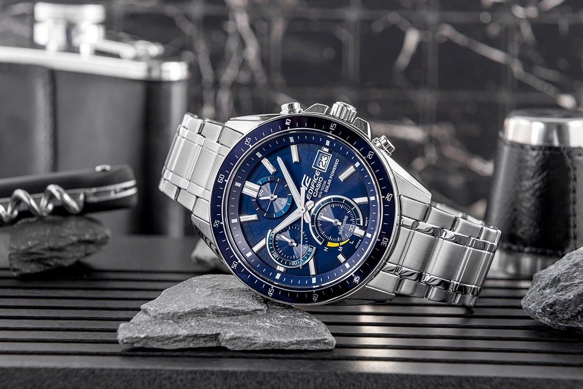 zegarek męski casio edifice solar efs-s510d-2avuef + box