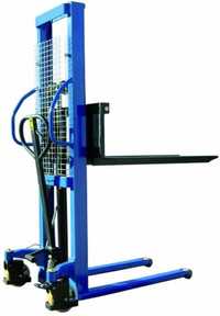 Stacker empilhador monta-cargas hidráulico eleva 1000 Kg até 1,60 mts