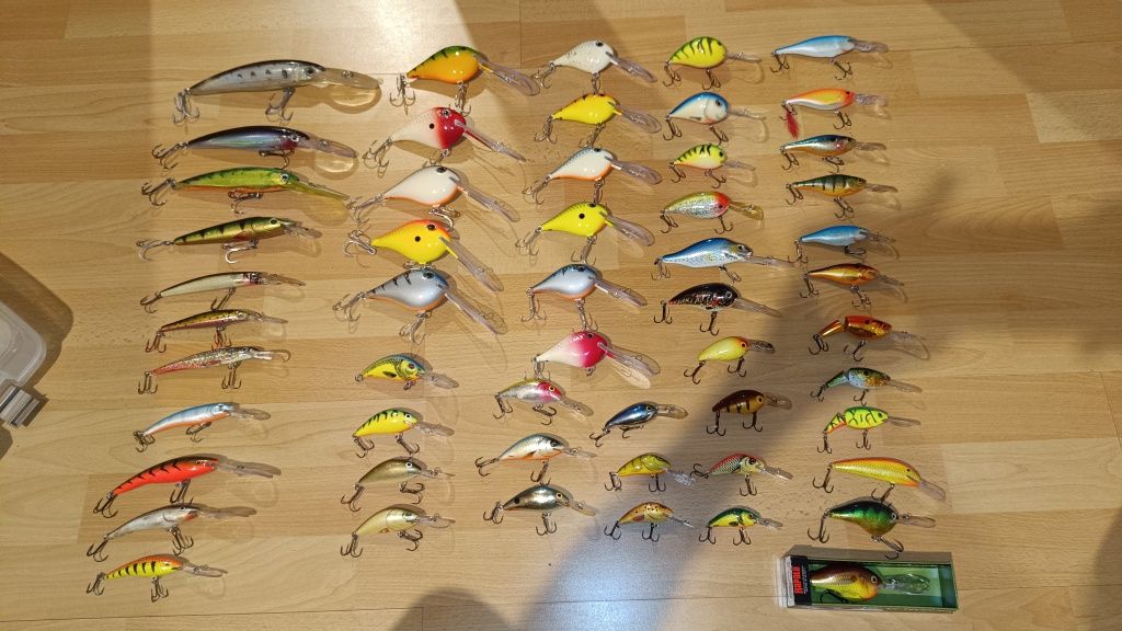 Mega zestaw woblerów. Rapala, Salmo i inne
