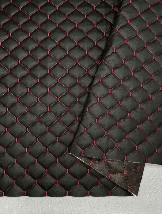 Екошкіра шкірозамінник автошкіра ромб прошитий стьоганий