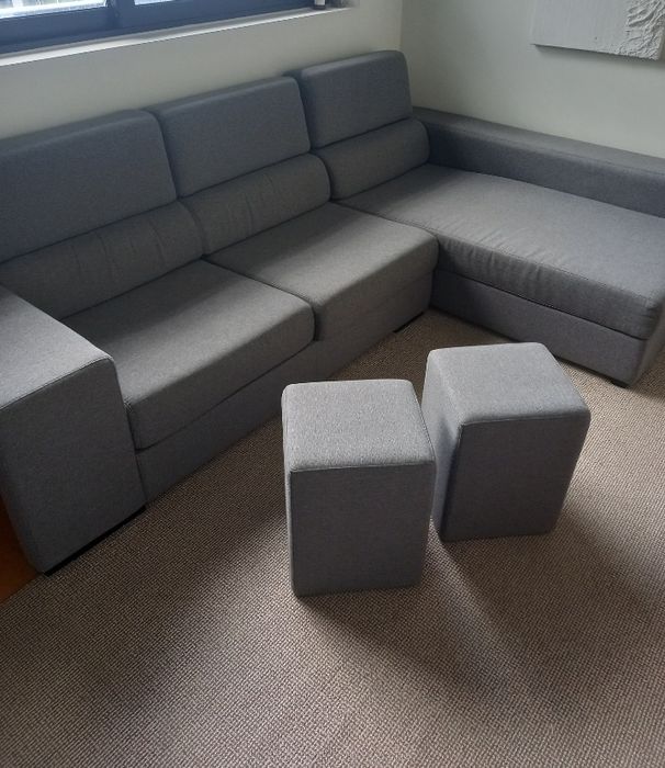 Sofá 3 lugares c/chaise longue