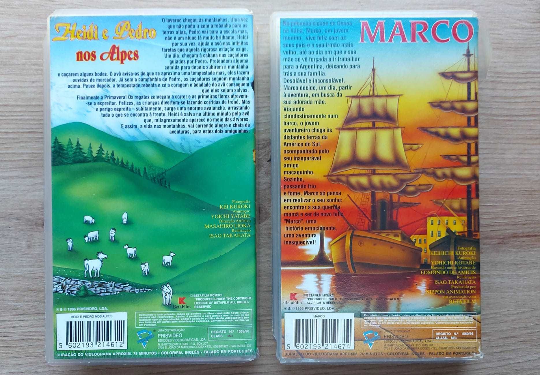 Heide e Pedro Nos Alpes & Marco VHS Cassete