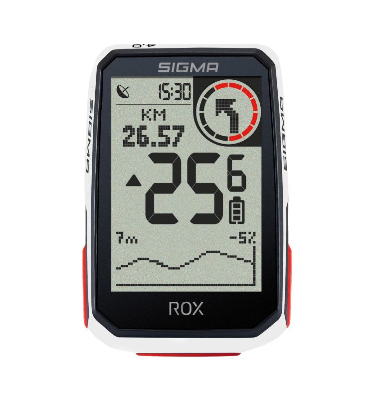 Велокомп`ютер Sigma Sport ROX 4.0 White GPS