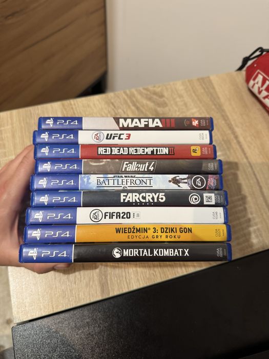 Gry ps4 RDR 2, Far Cry 5, Wiedźmin, Mafia , Fallout itd. / ZAMIENIĘ