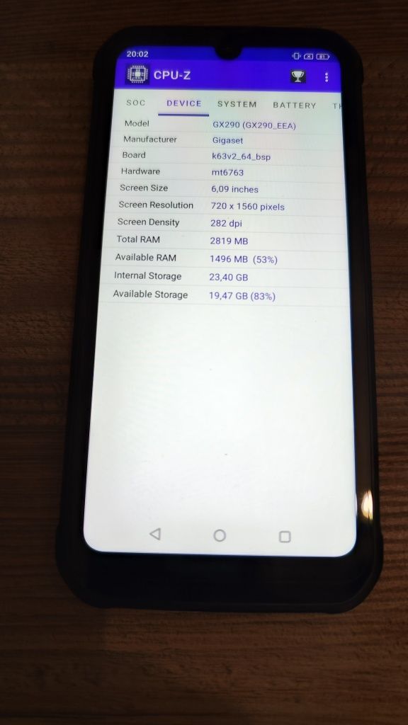 Smartfon Gigaset GX290