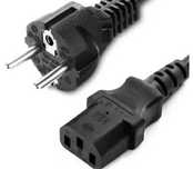 3x Kabel zasilający do komputera, monitora ATX 2m - 3m używany