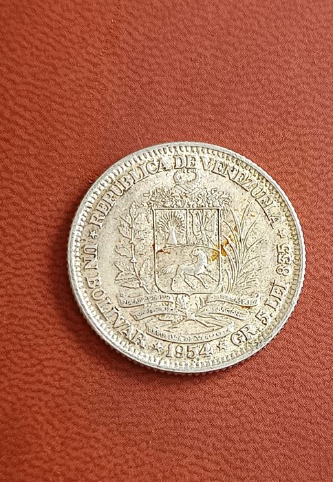 Duas Moedas antigas de Venezuela