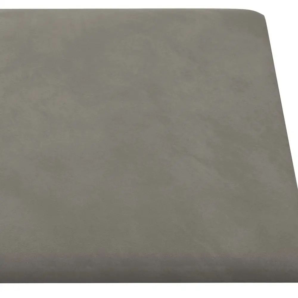 Panele Ścienne Vidaxl 12 Szt Jasnoszary 30 X 30 Cm Aksamit 1,08 M2