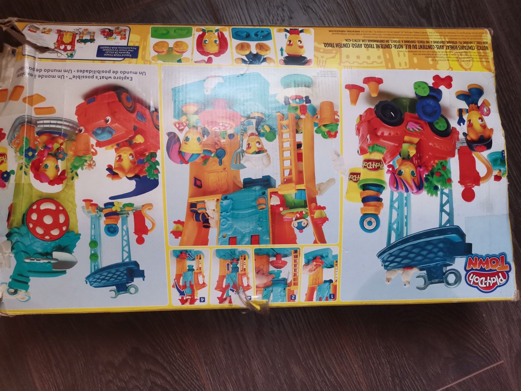 Play doh town.Плей до.Игровой набор с пластилином.
