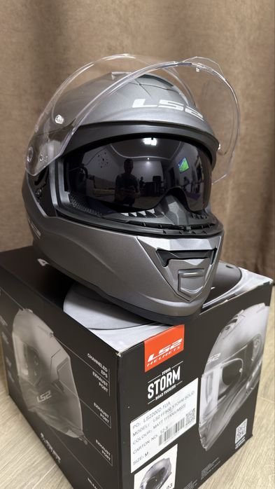 Мотошолом LS2 FF800 STORM MATT TITANIUM, розмір М