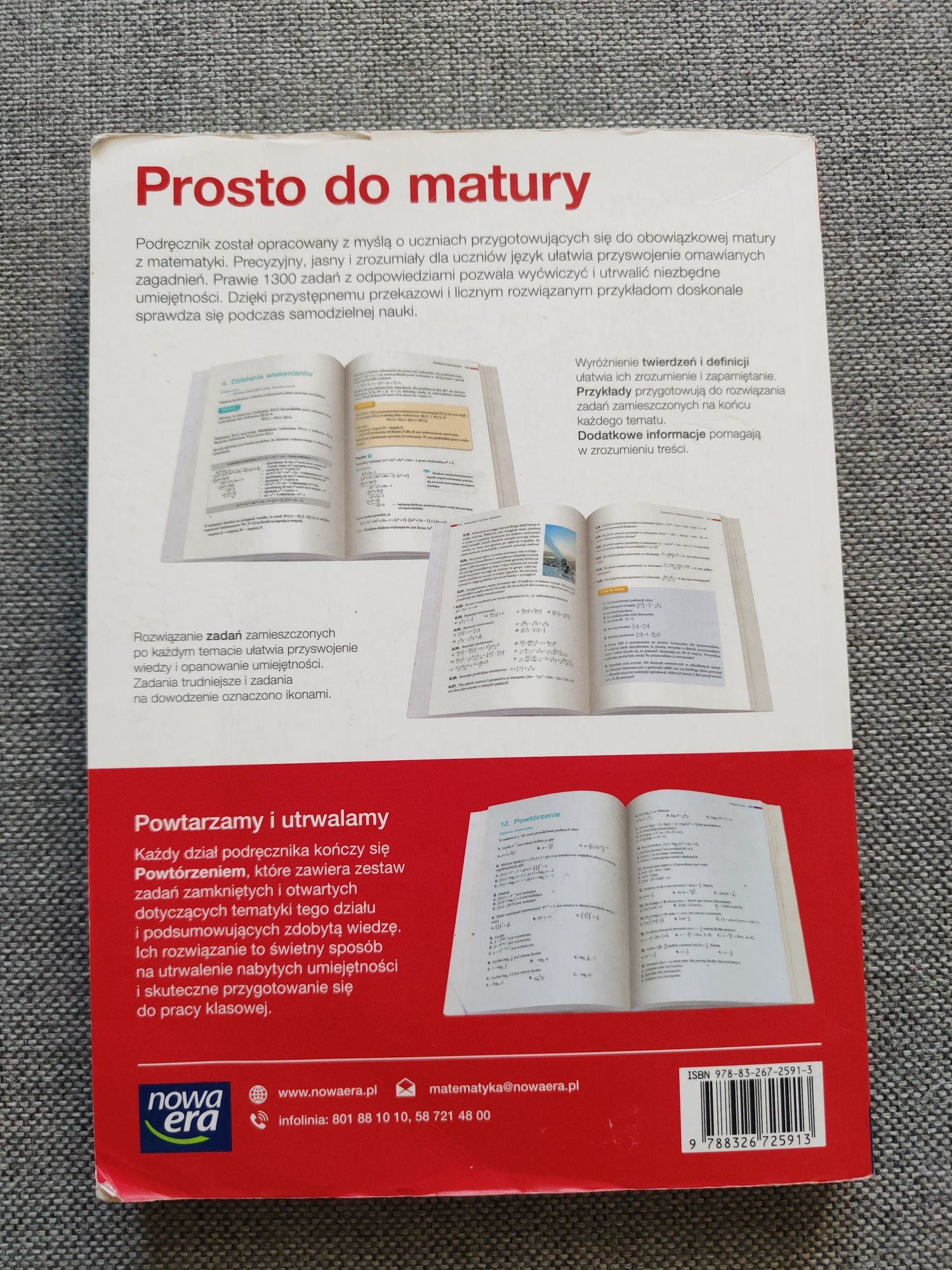 Prosto do matury - podręcznik do matematyki część 2 ( Nowa era )