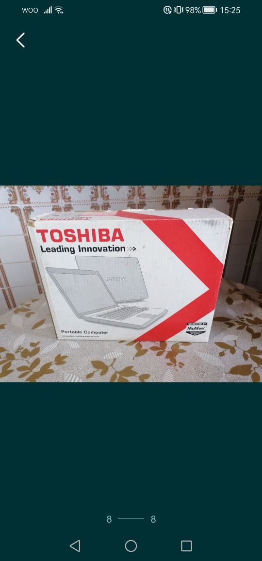 Portátil Toshiba