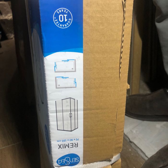 Kabina prysznicowa Remix marki Sensea kolor czarny, nowa