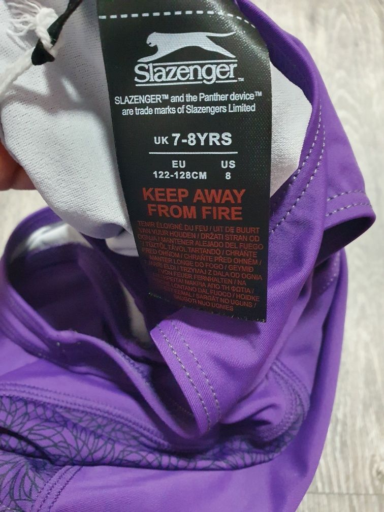 Стильний купальник Slazenger на дівчинку 6-7 років + 116-122 НОВИЙ