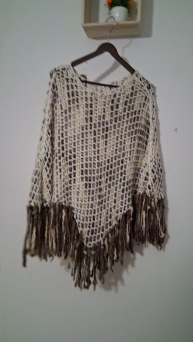 Ponczo z akrylu oversize