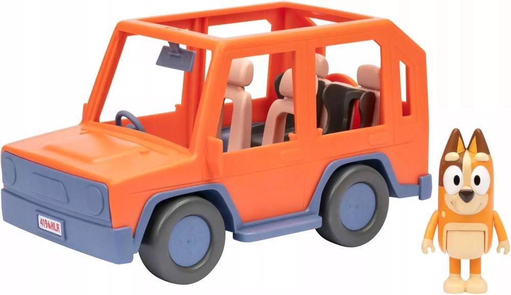Pojazd Moose Toys Bluey Heeler Family Road Trip 4WD Vehicle. TM Toys