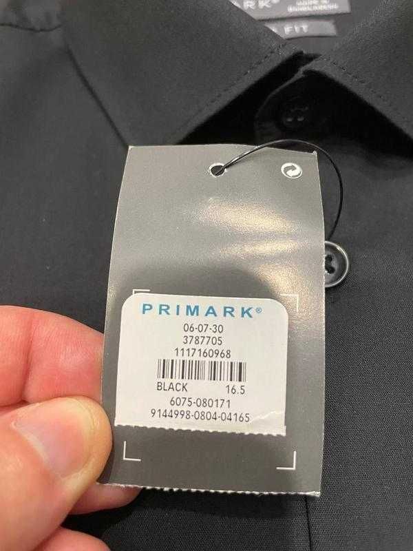 Новая черная рубашка Primark L ка