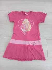 Tunika Barbie rozm. 122 + t-shirt Hello Kitty