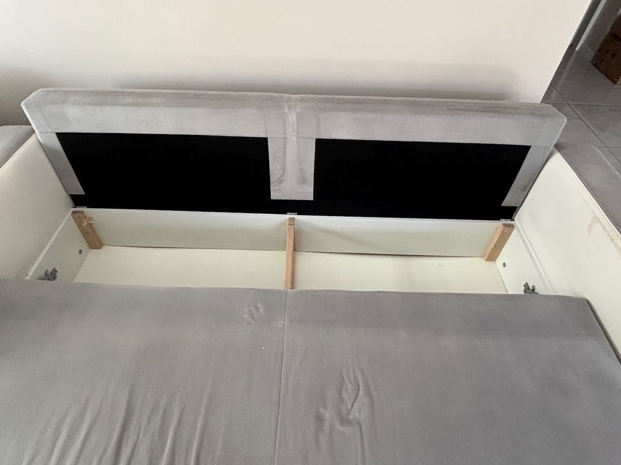Sofa kanapa z funkcją spania szara z Agata Meble