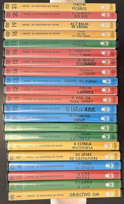 Coleção DVD Tintim em português