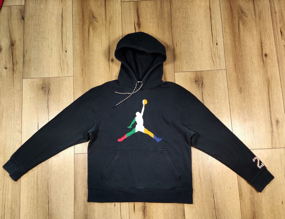Jordan męska czarna bluza z kapturem w rozmiarze M