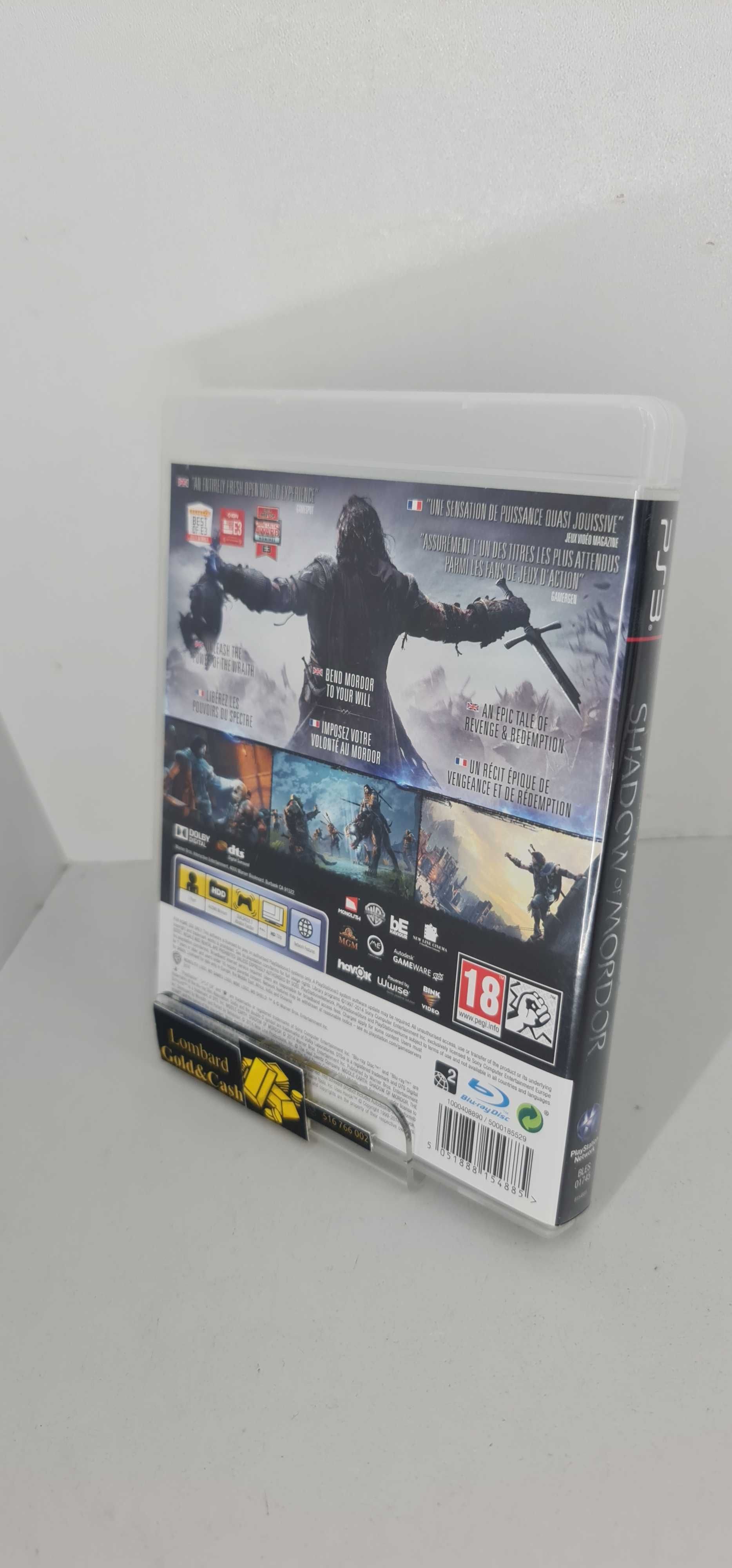 Gra Middle Earth Shadow of Mordor Wersja Angielska PS3