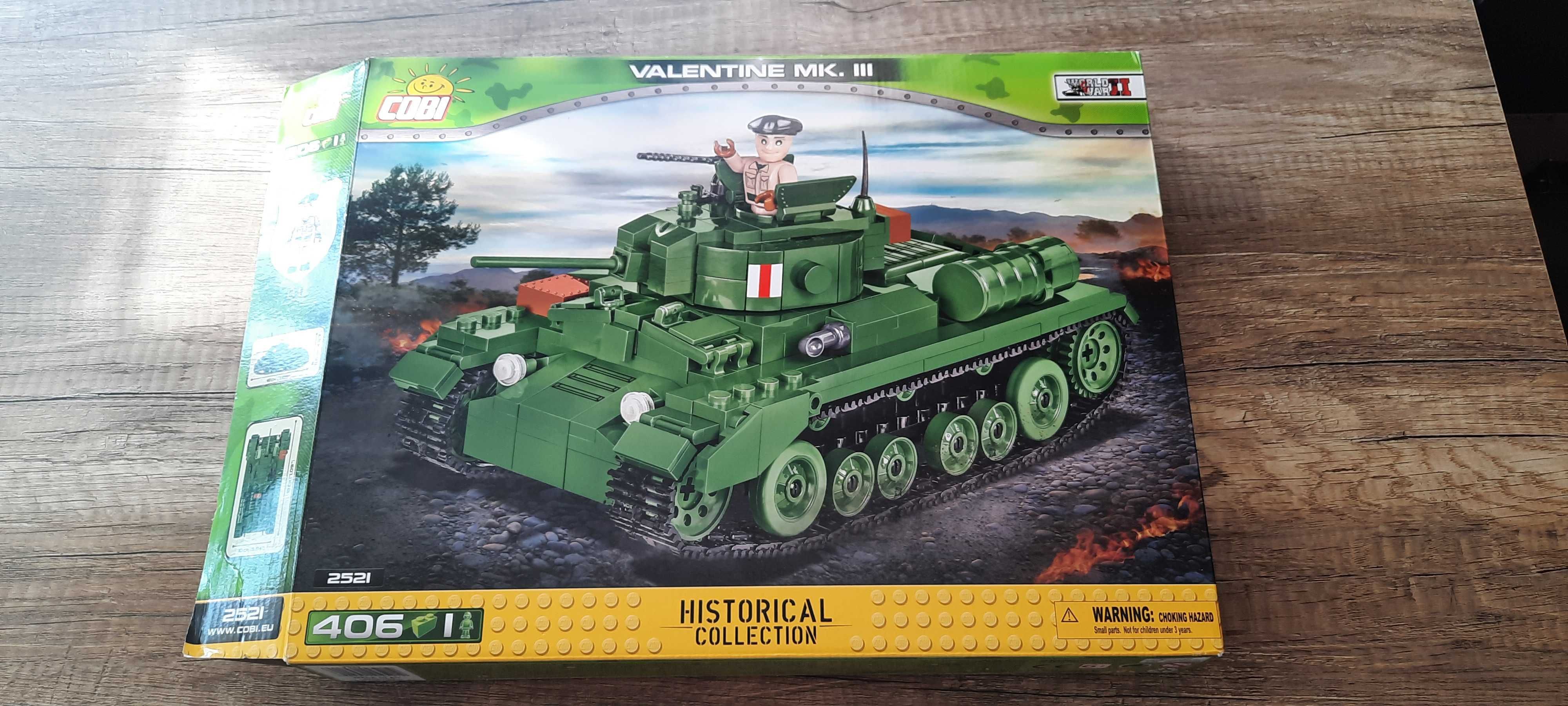 COBI 2521 Historical Collection Vallentine Mk.III - stan jak nowy